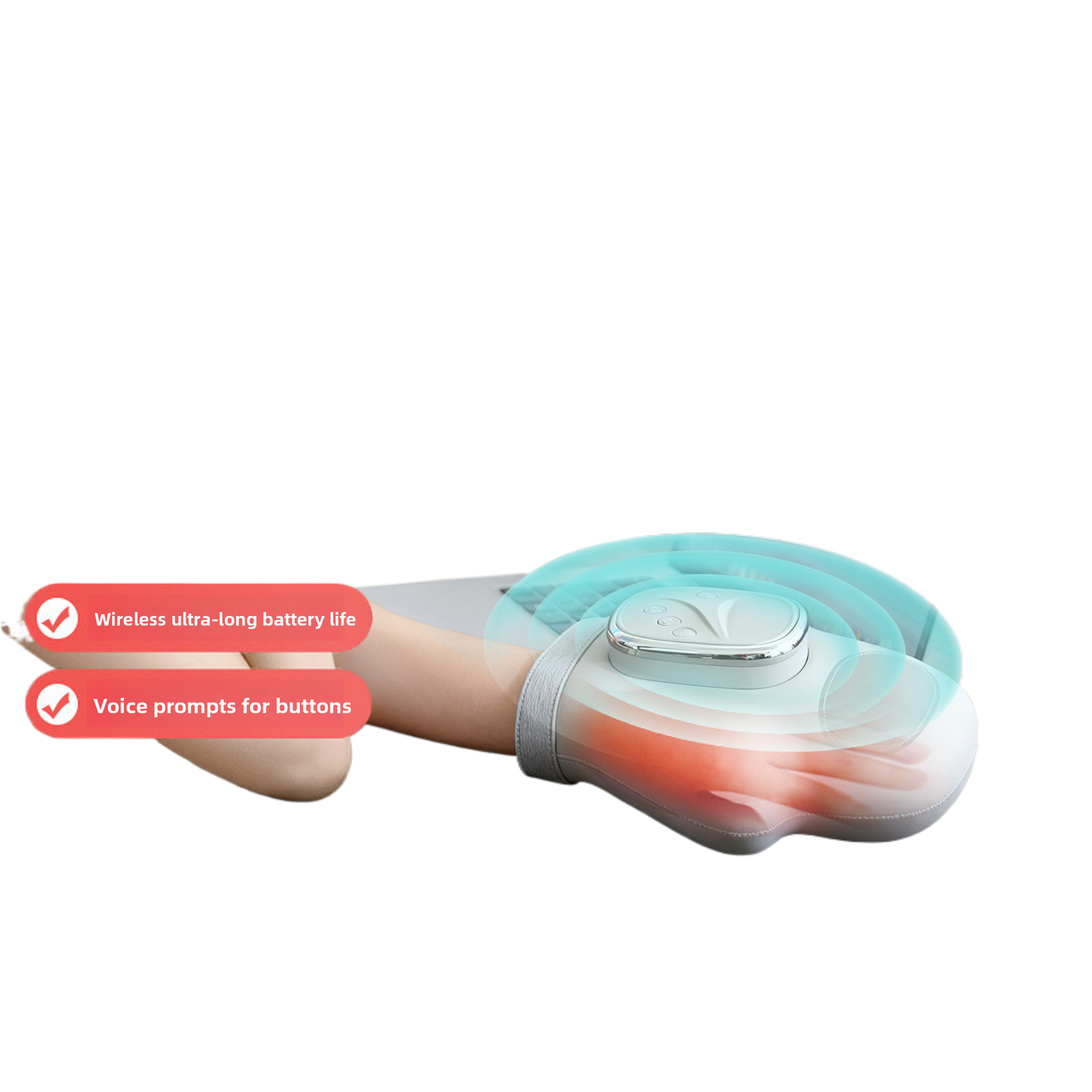 masseur de mains chauffant