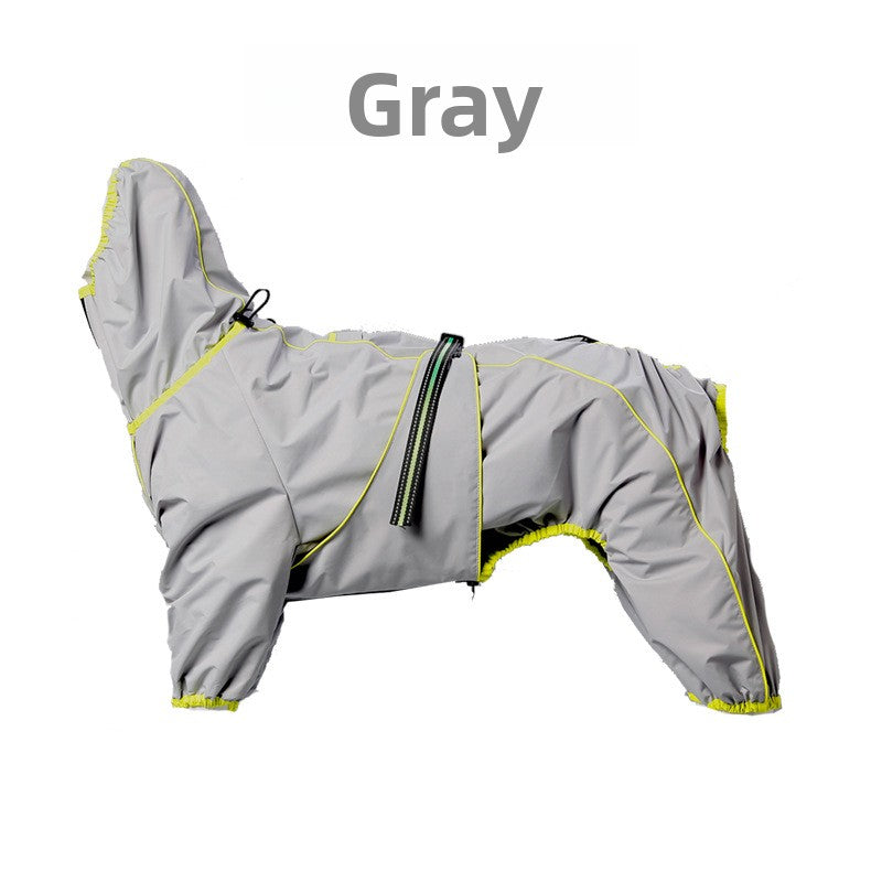 Adjustable Waterproof Dog Jacket for Medium Large Breeds