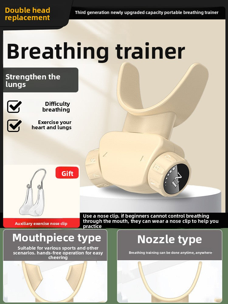 Breathing trainer