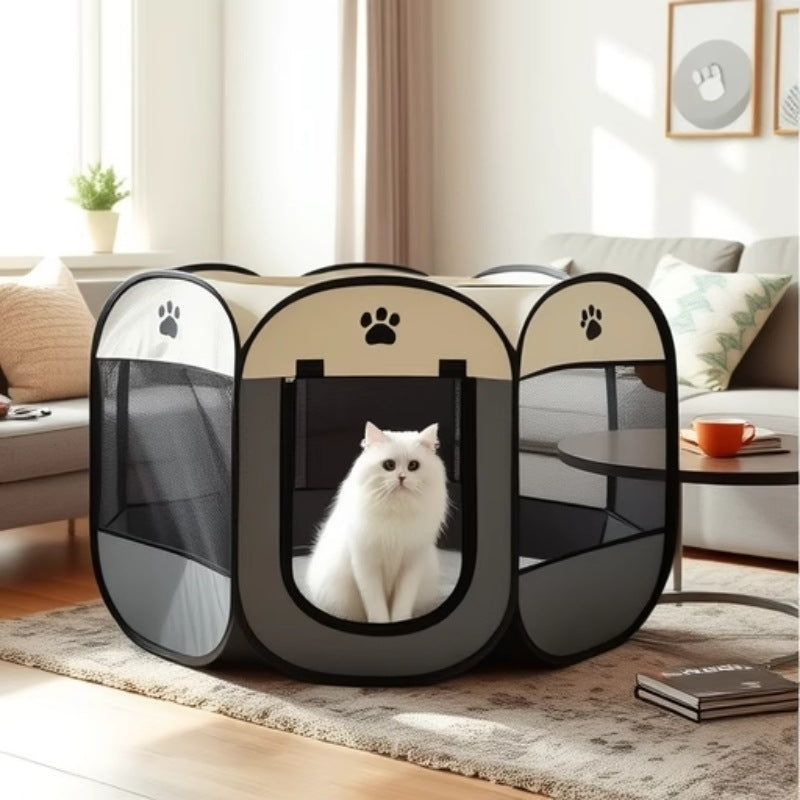 Enclosed Pet Maternity Tent and Resting Cage