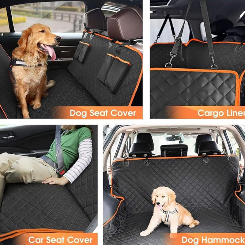 Tapis de voiture pour animaux de compagnie, tapis anti-salissures pour voiture, tapis arrière imperméable en tissu Oxford, housse de siège auto 