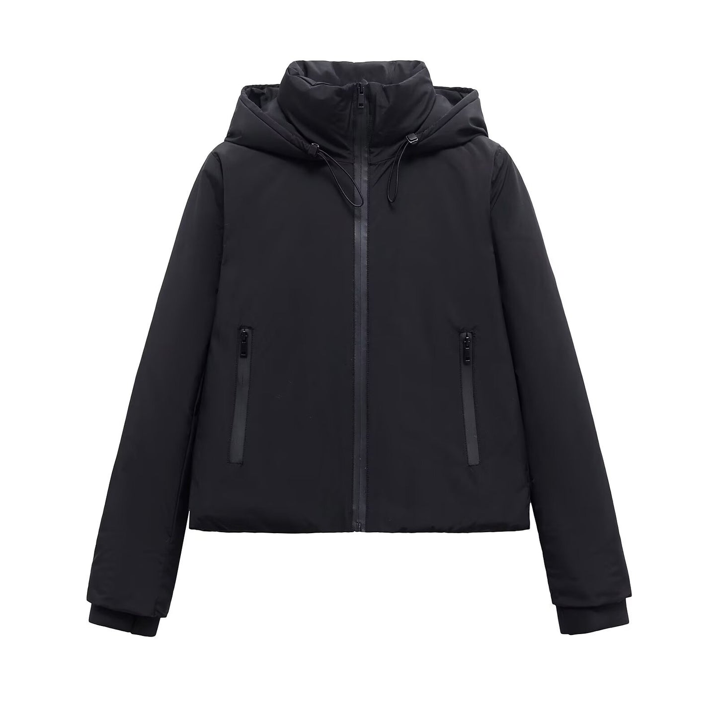 manteau épais en coton à capuche 