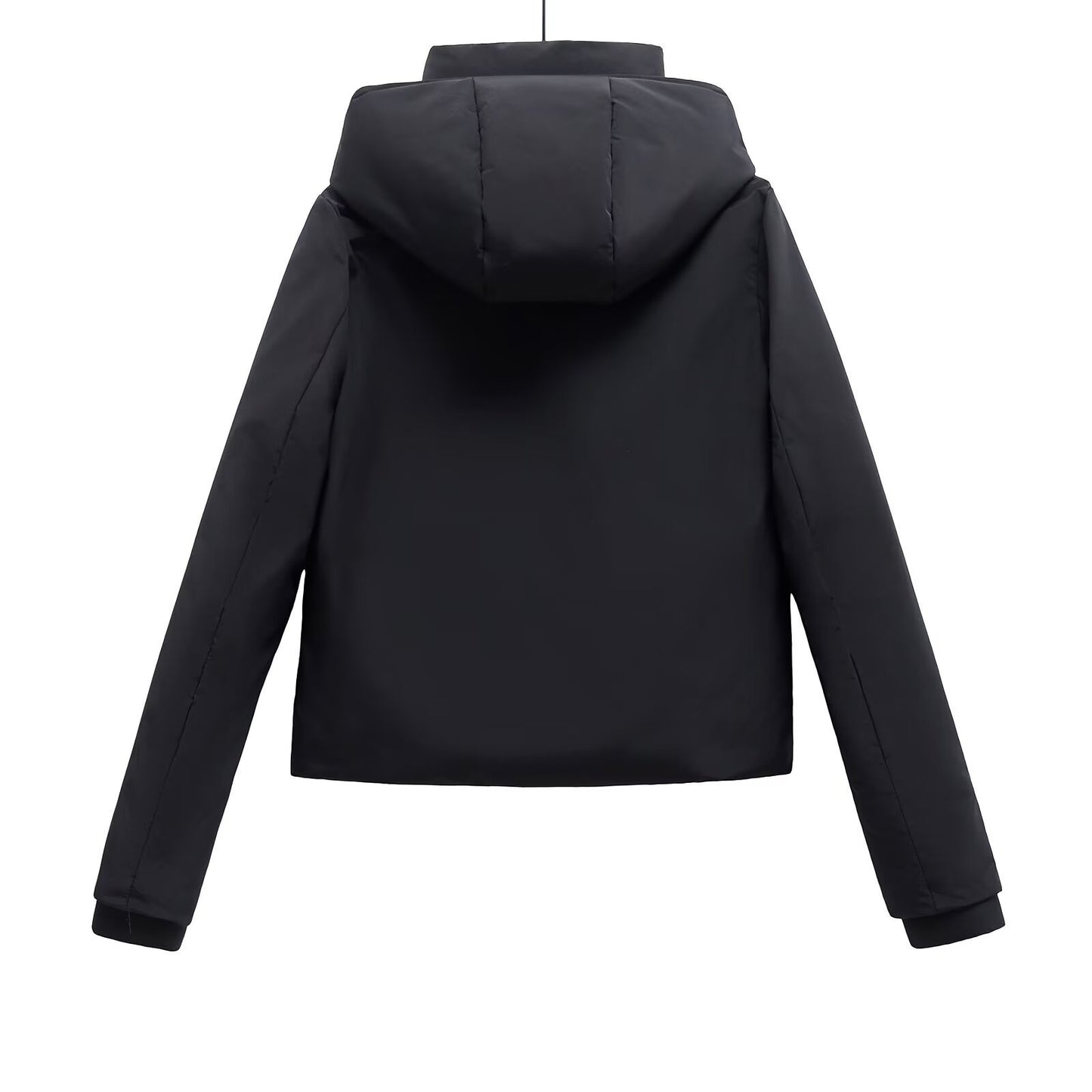 manteau épais en coton à capuche 