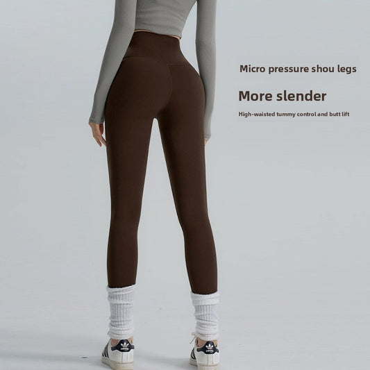 High-waisted yoga pants