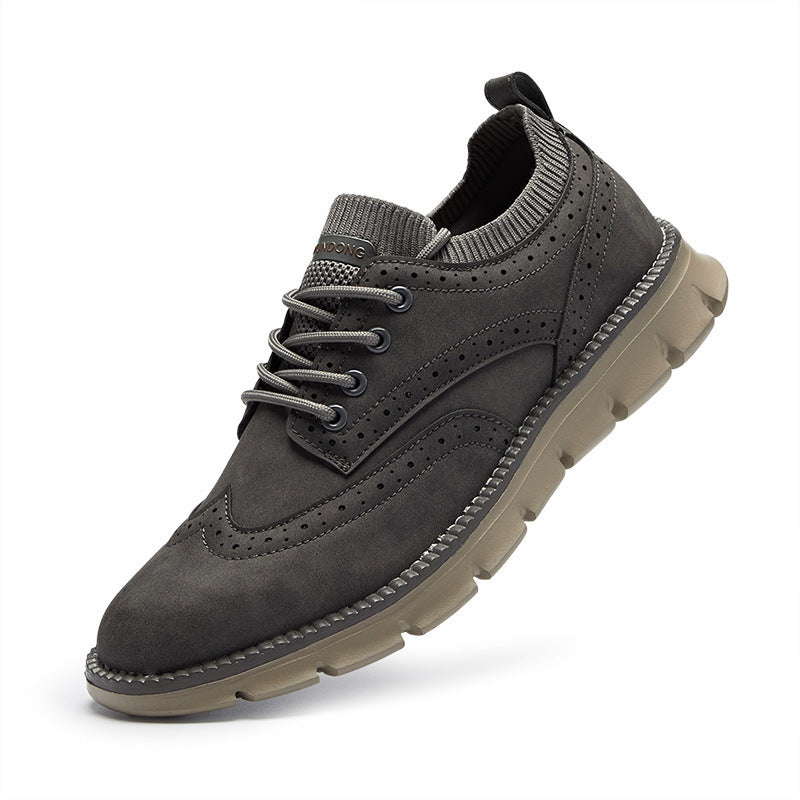 Casual Leather Brogue Mens Shoes