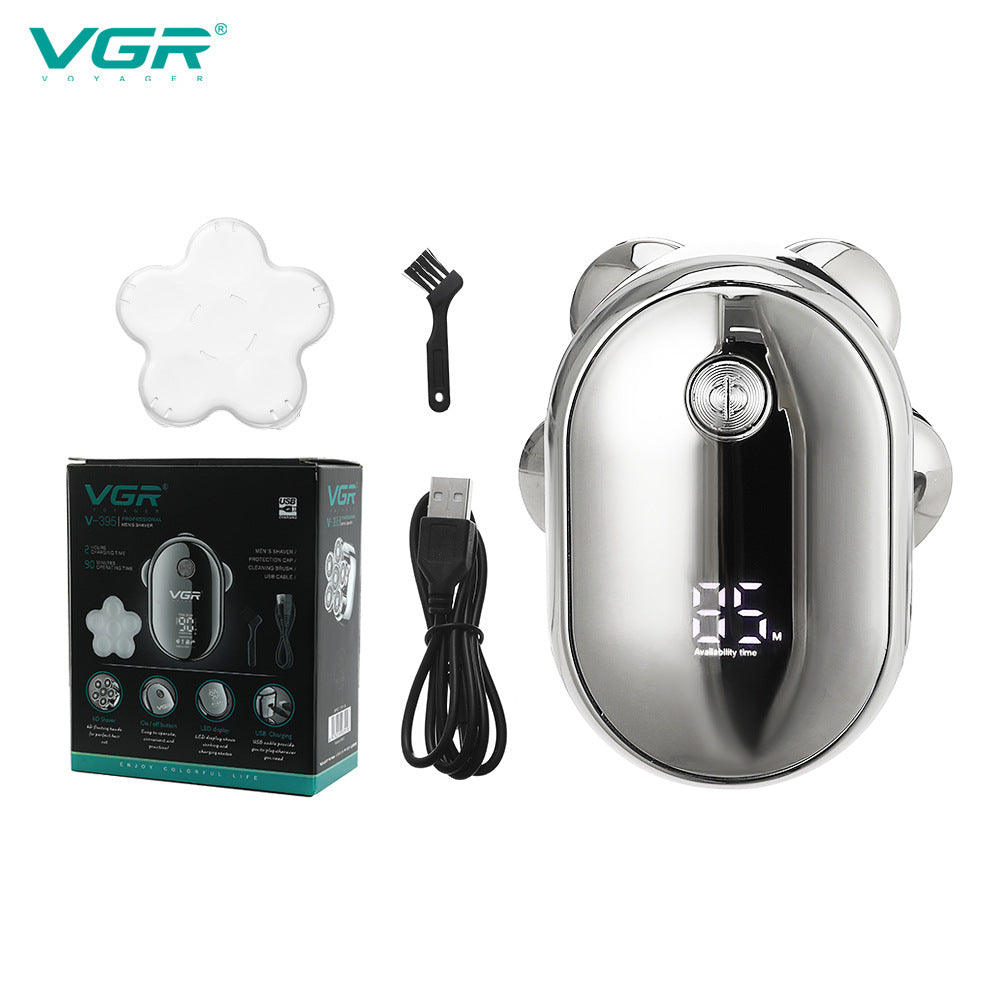 Rasoir électrique VGR395 avec affichage numérique 