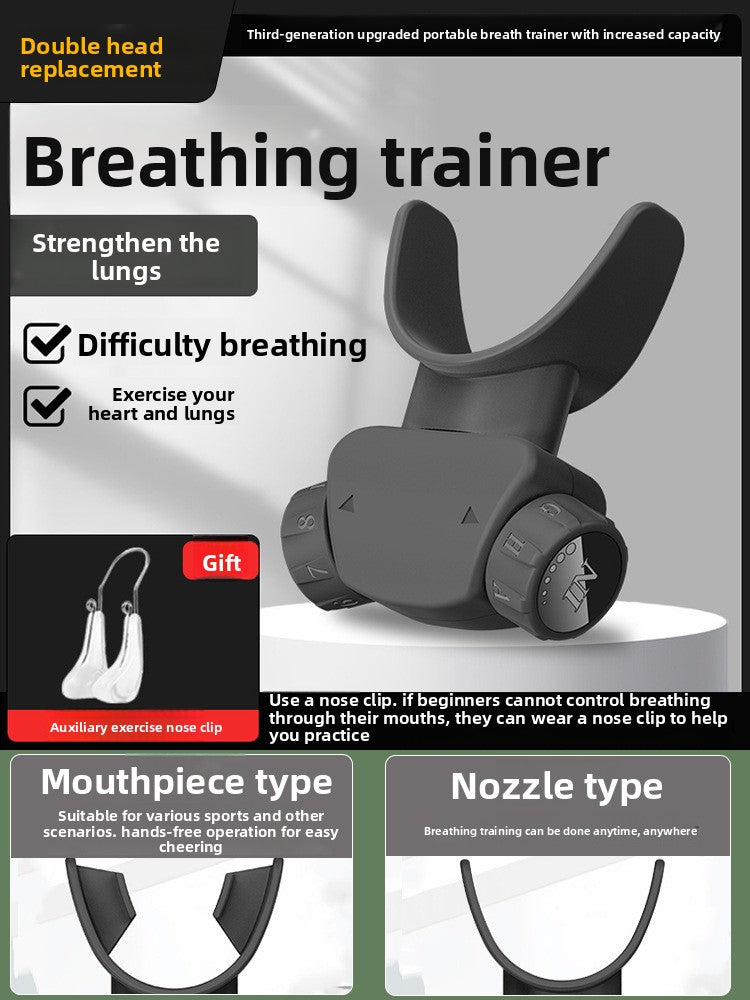 Breathing trainer