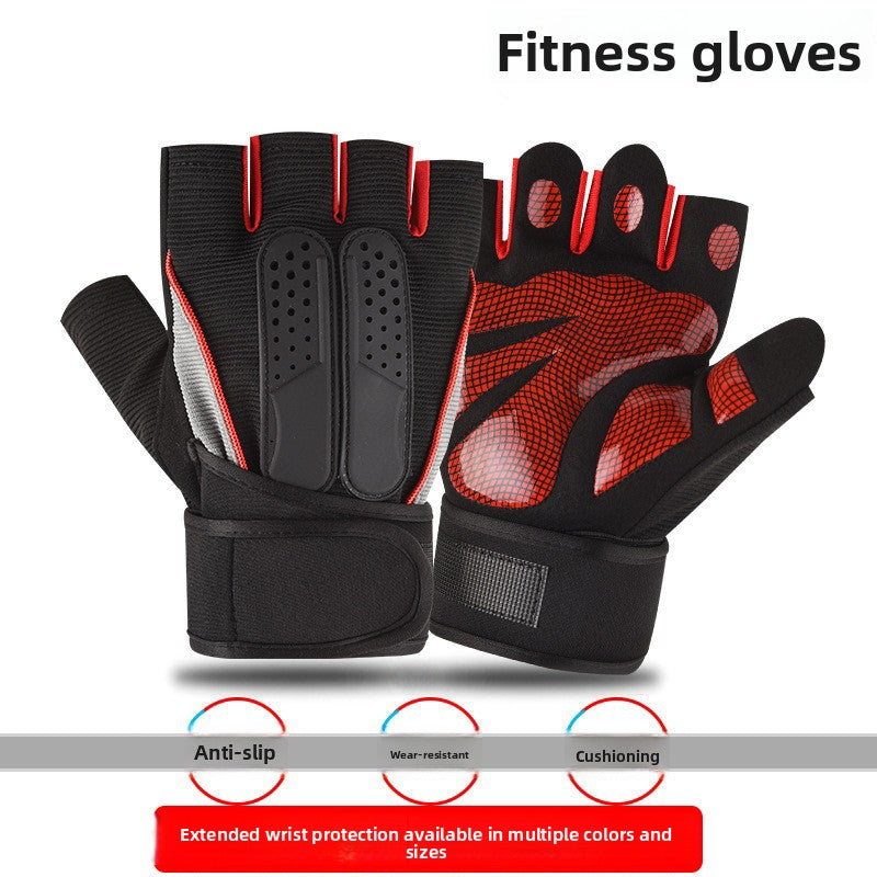 Gants de fitness avec soutien compressif du poignet pour l'exercice 