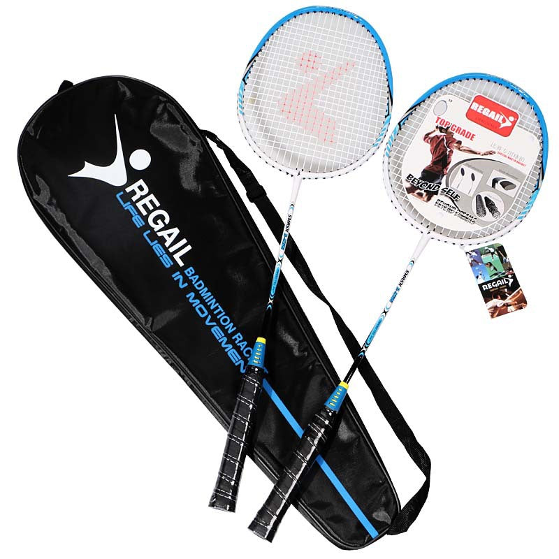 Shock-Absorbing Badminton Racket Set