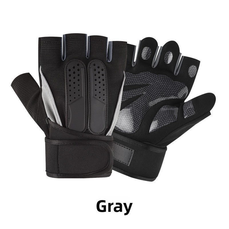 Gants de fitness avec soutien compressif du poignet pour l'exercice 