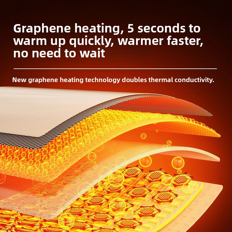 Appareil de massage chauffant rechargeable pour genoux avec température réglable 