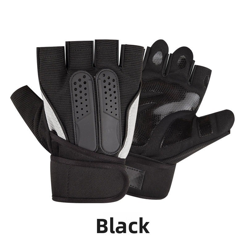 Gants de fitness avec soutien compressif du poignet pour l'exercice 