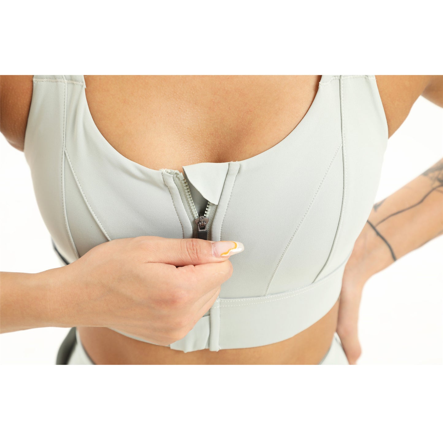 Adjustable High Support Sports Bra Vest