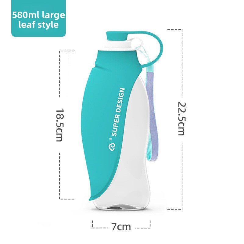 Bouteille d'eau portable pour animaux de compagnie en extérieur 