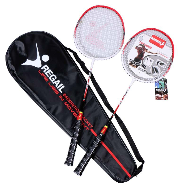 Shock-Absorbing Badminton Racket Set