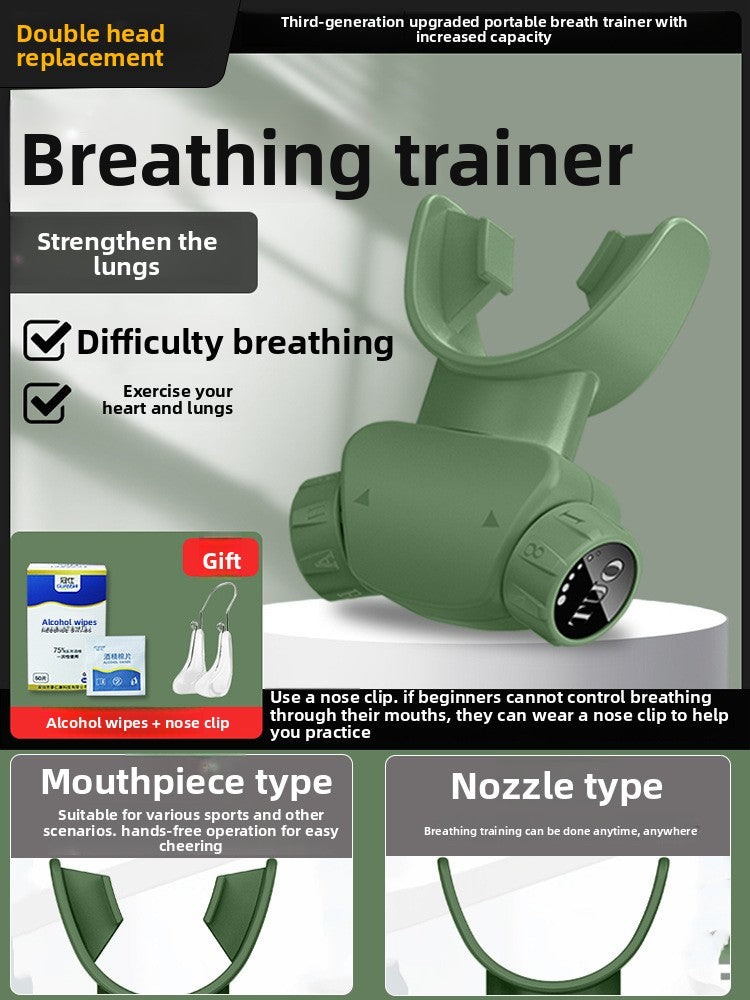 Breathing trainer