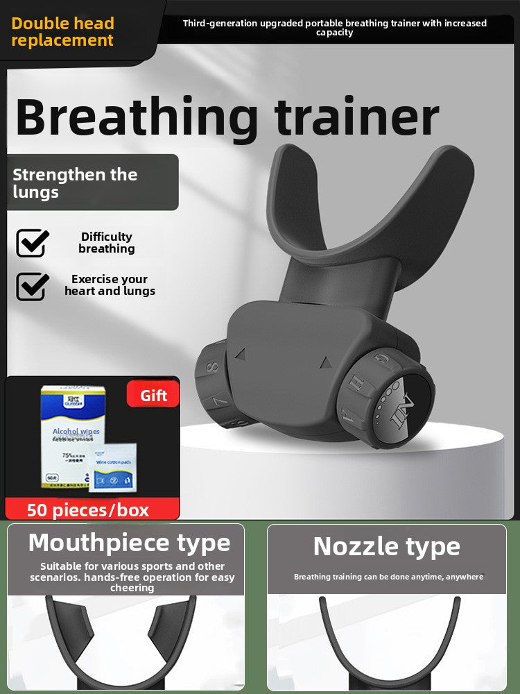 Breathing trainer