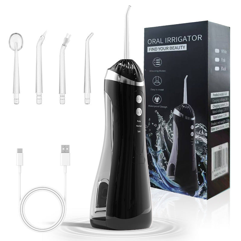 Portable electric dental flosser