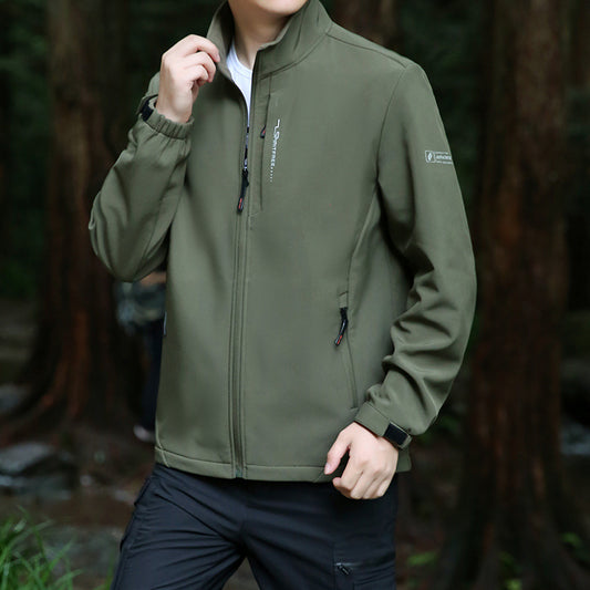 Tactical Soft Shell Fleece Jacket for Men