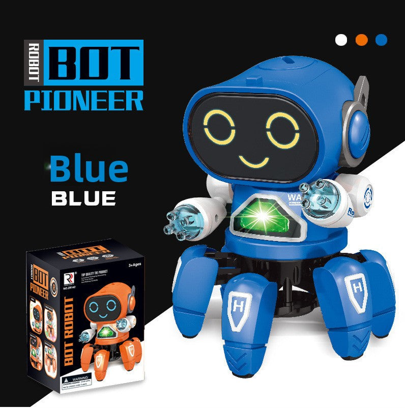 Robot à six pinces chantant et dansant 