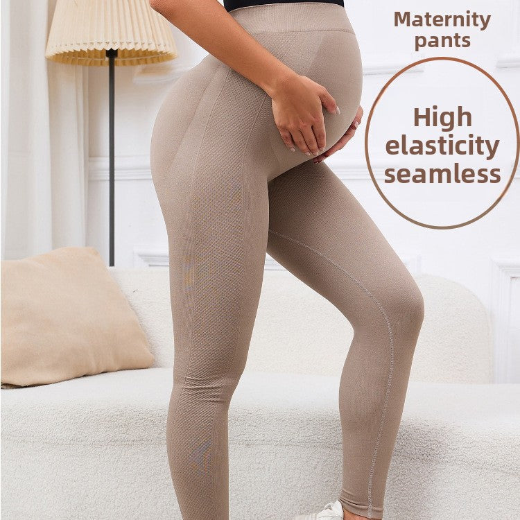 Pantalon de yoga de maternité à haute élasticité 