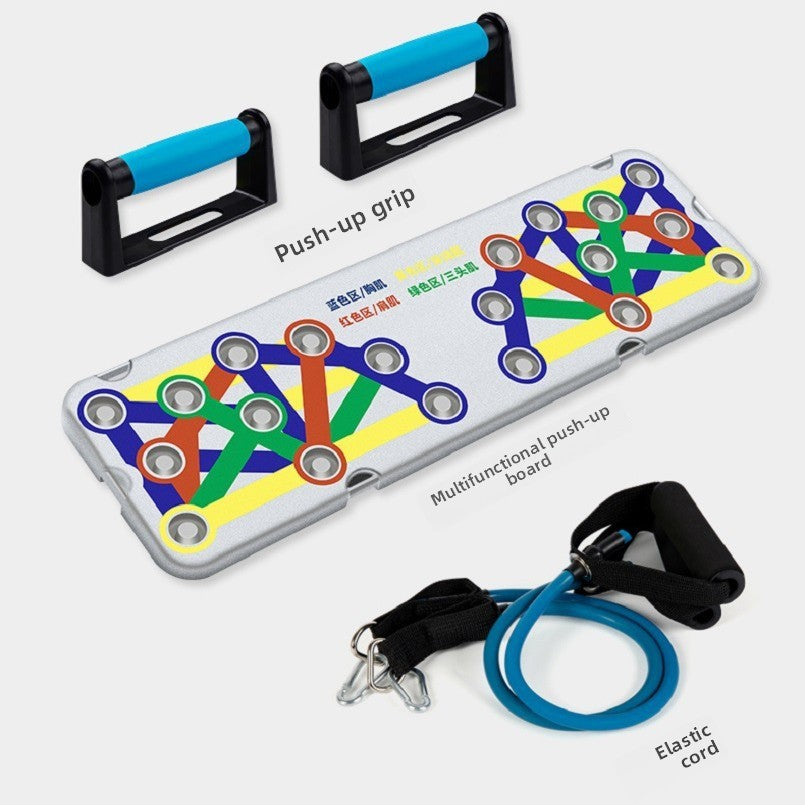 Prancha multifuncional para treino de flexões 