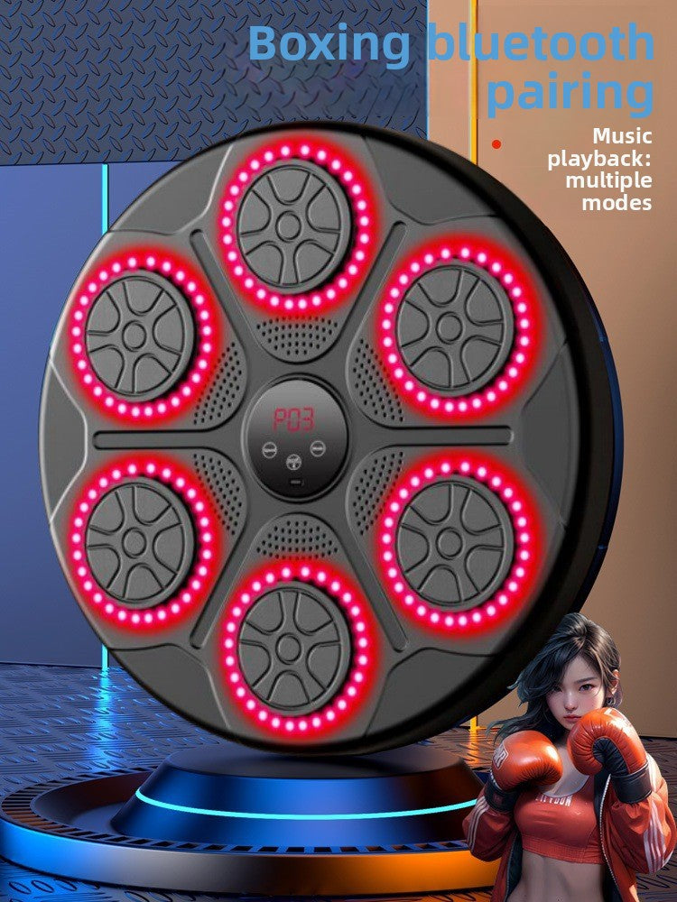 Alvo de parede para treino de boxe com música inteligente 
