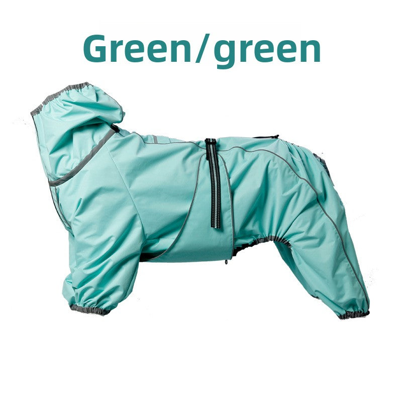 Adjustable Waterproof Dog Jacket for Medium Large Breeds