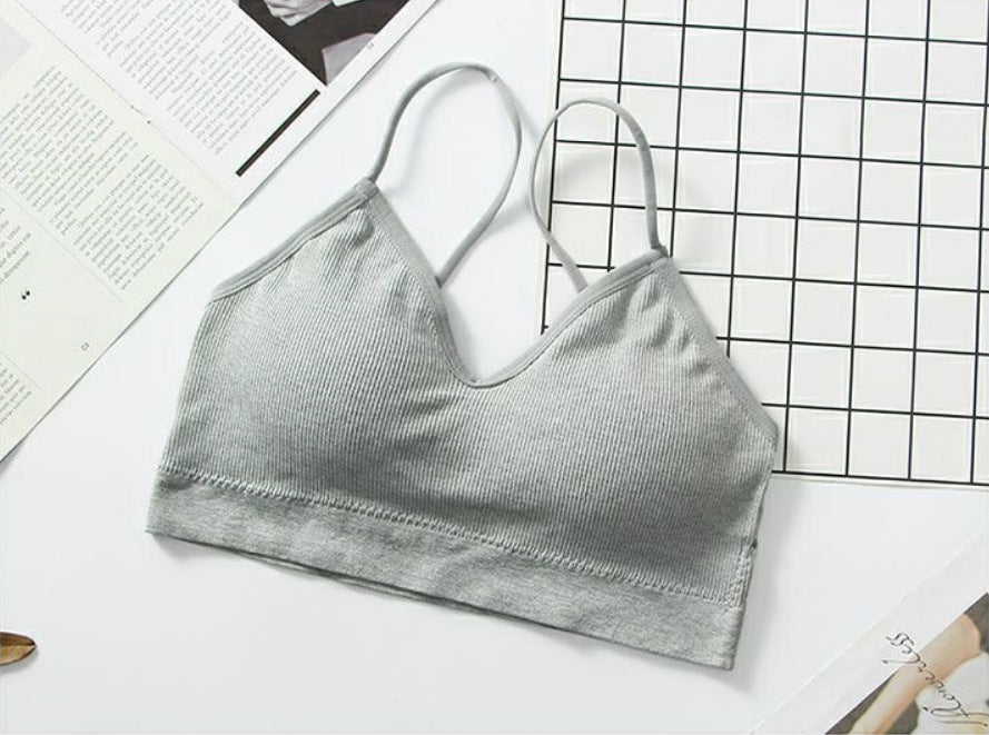 Seamless plus-size women's backless vest