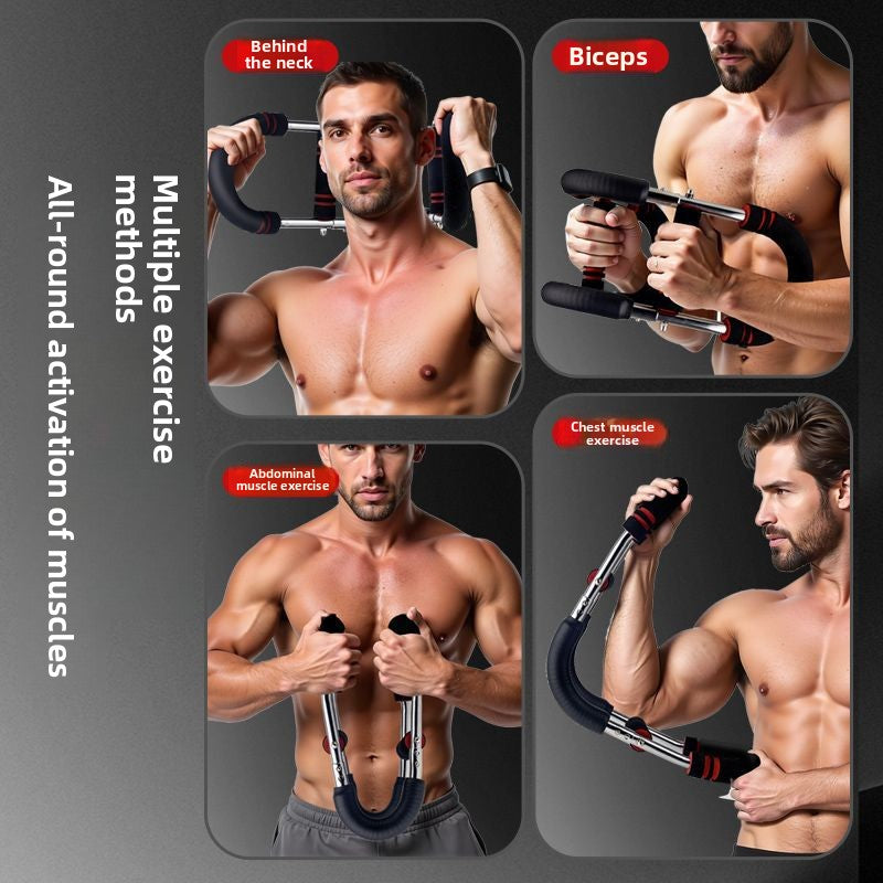 U-shaped arm multi-function adjustable spring fitness exercise training chest