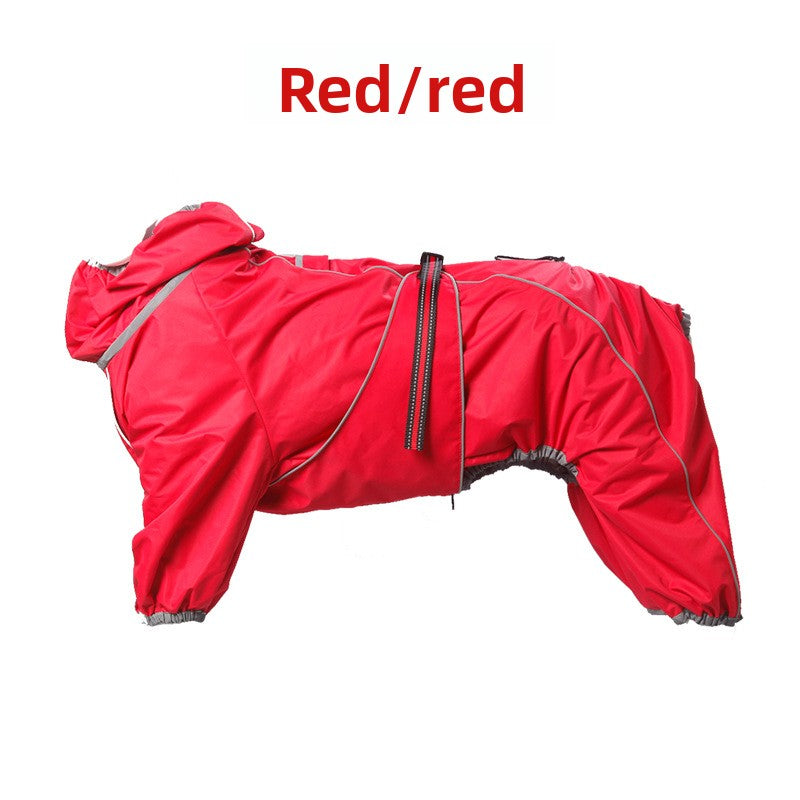 Adjustable Waterproof Dog Jacket for Medium Large Breeds