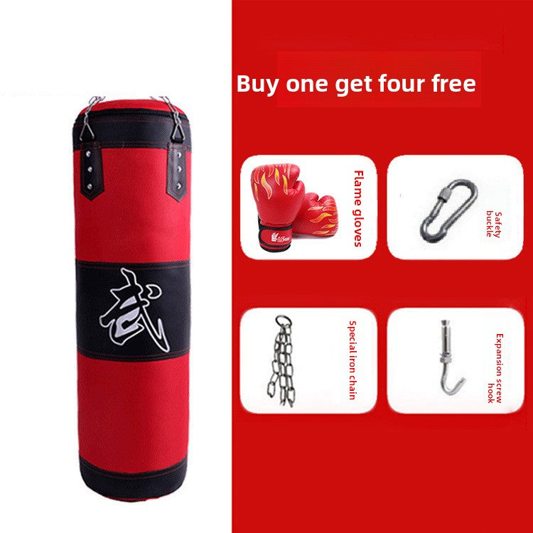 Saco de areia oco de três camadas para pendurar, para uso doméstico em sanda Taekwondo. 