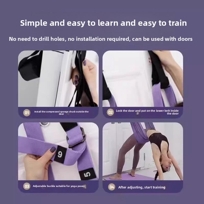 Sangle de yoga aérien pour la remise en forme à domicile
