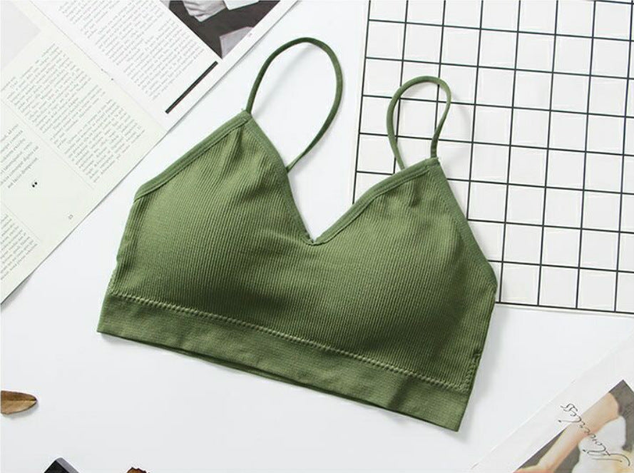 Seamless plus-size women's backless vest