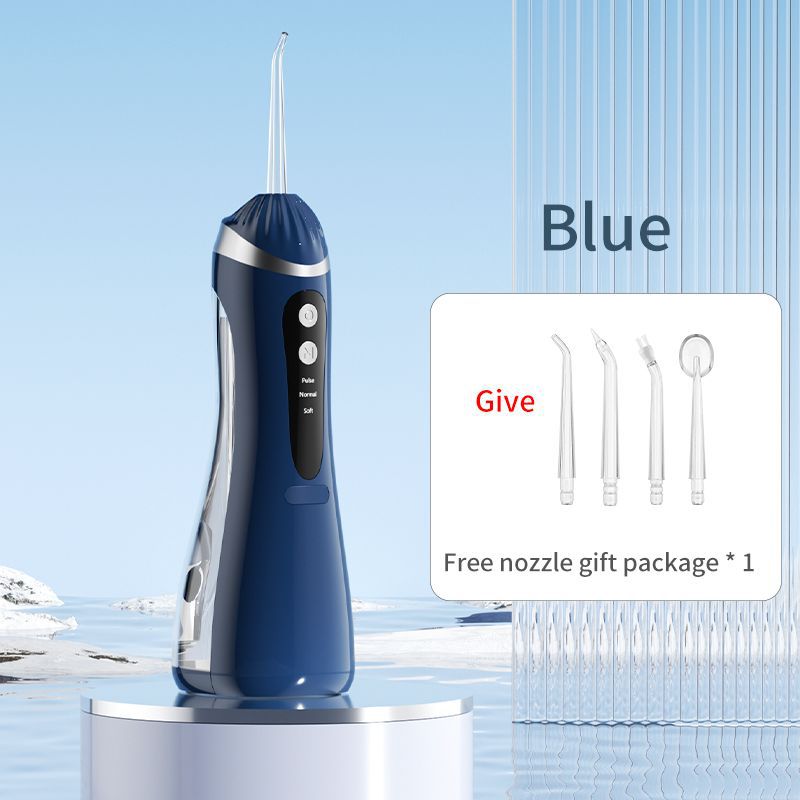 Portable electric dental flosser
