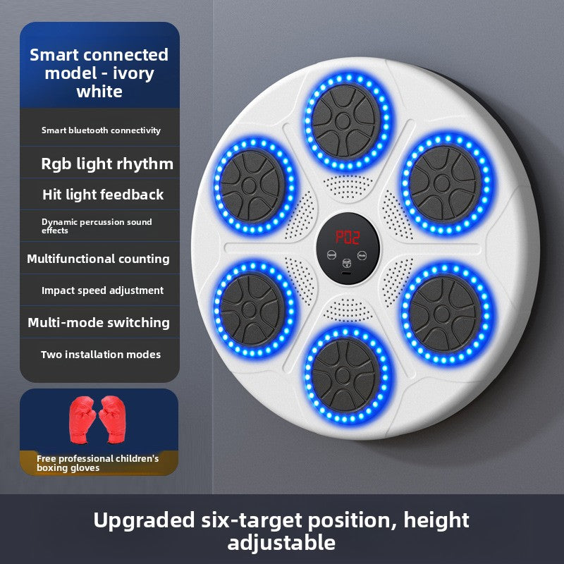 Alvo de parede para treino de boxe com música inteligente 
