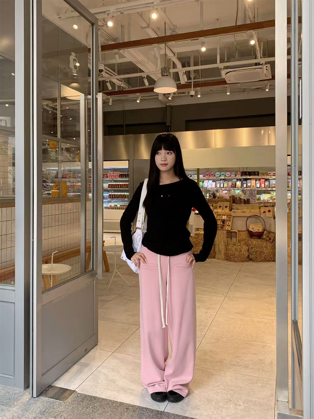 Drawstring Casual Pants