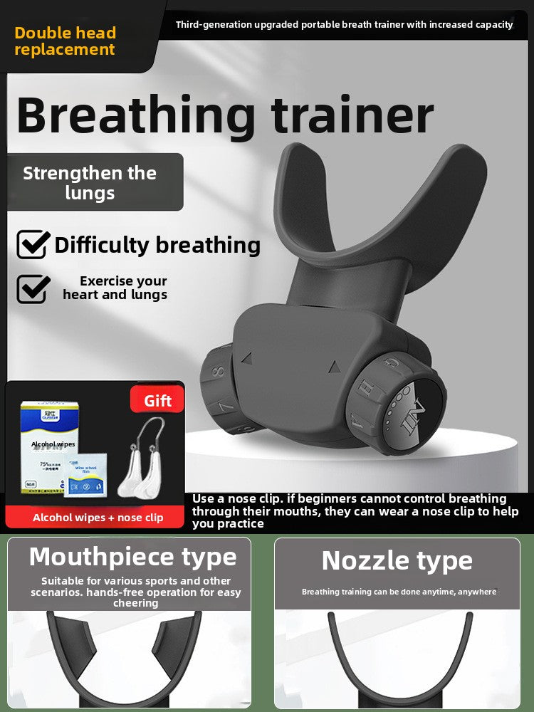 Breathing trainer