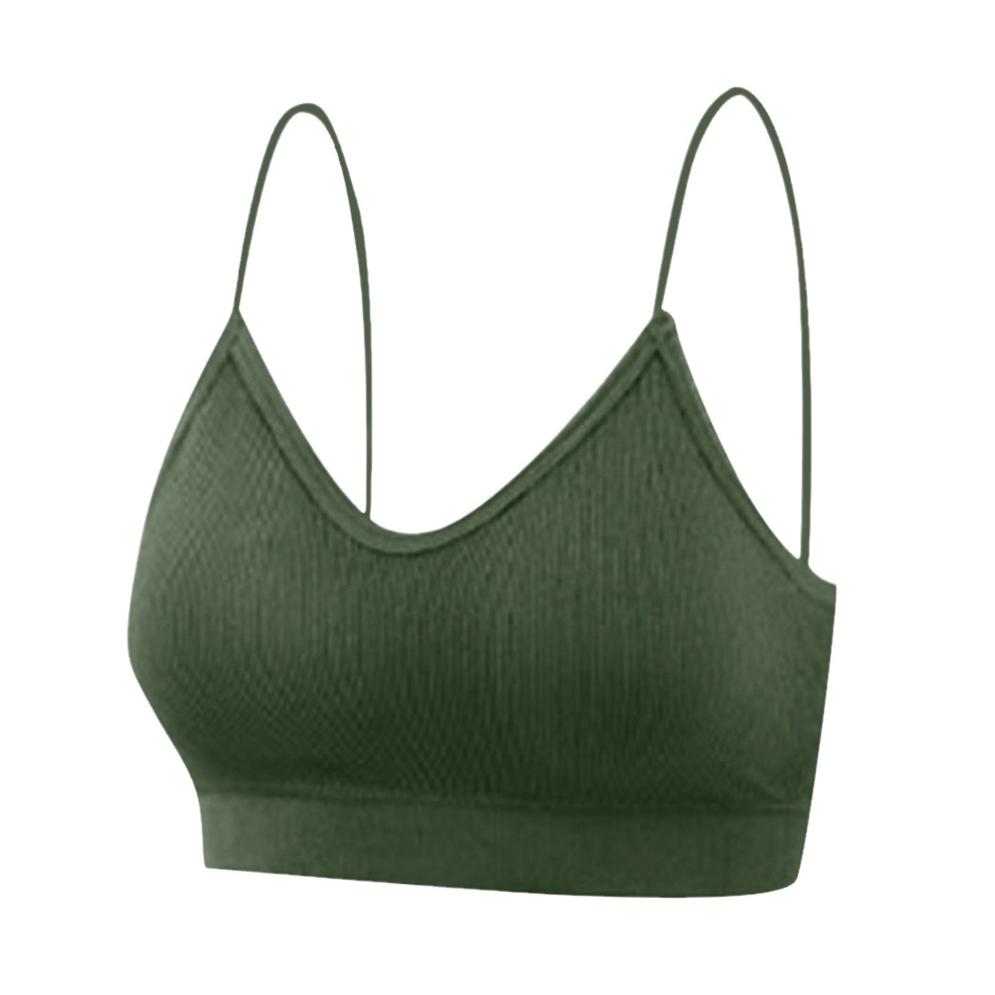 Seamless plus-size women's backless vest