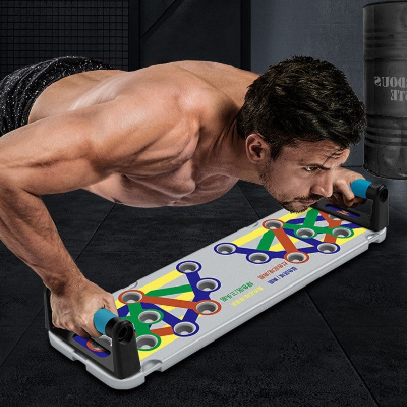 Prancha multifuncional para treino de flexões 