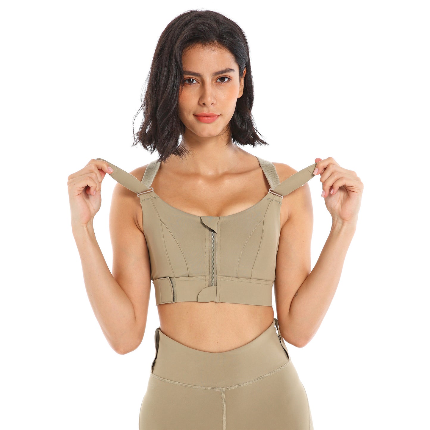 Adjustable High Support Sports Bra Vest