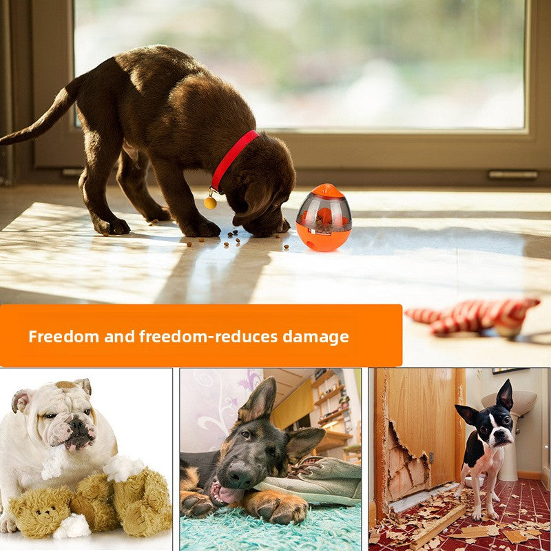 Une balle pour chien qui fuit mais qui ne tombe pas 