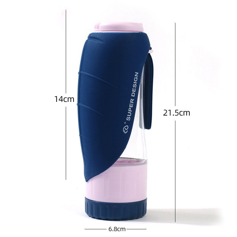 Bouteille d'eau portable pour animaux de compagnie en extérieur 