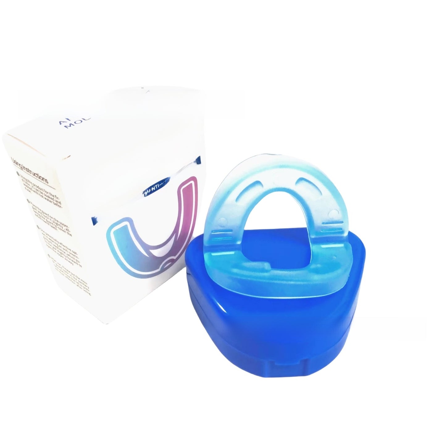 Plateau dentaire bleu double couche en EVA 