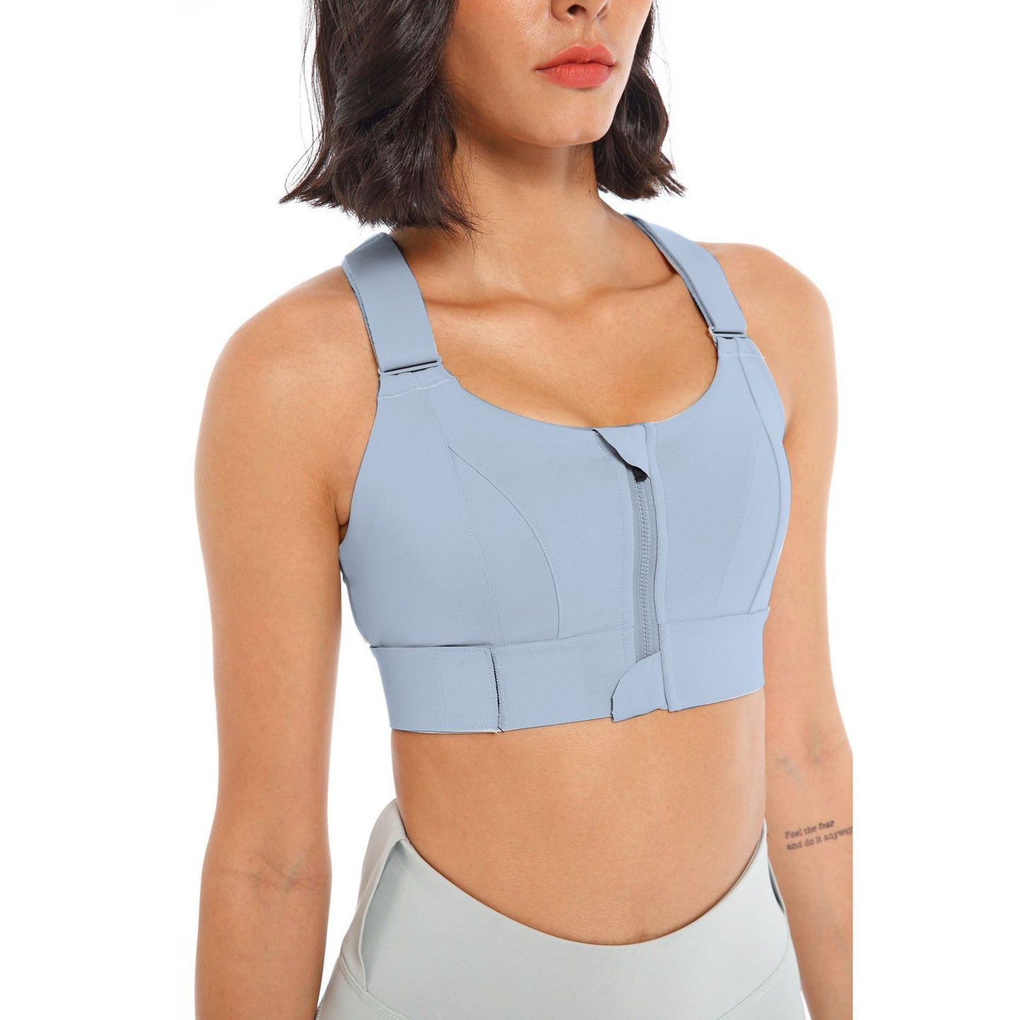 Adjustable High Support Sports Bra Vest