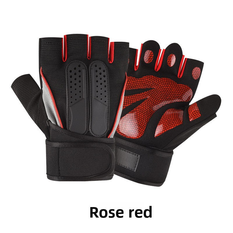 Gants de fitness avec soutien compressif du poignet pour l'exercice 