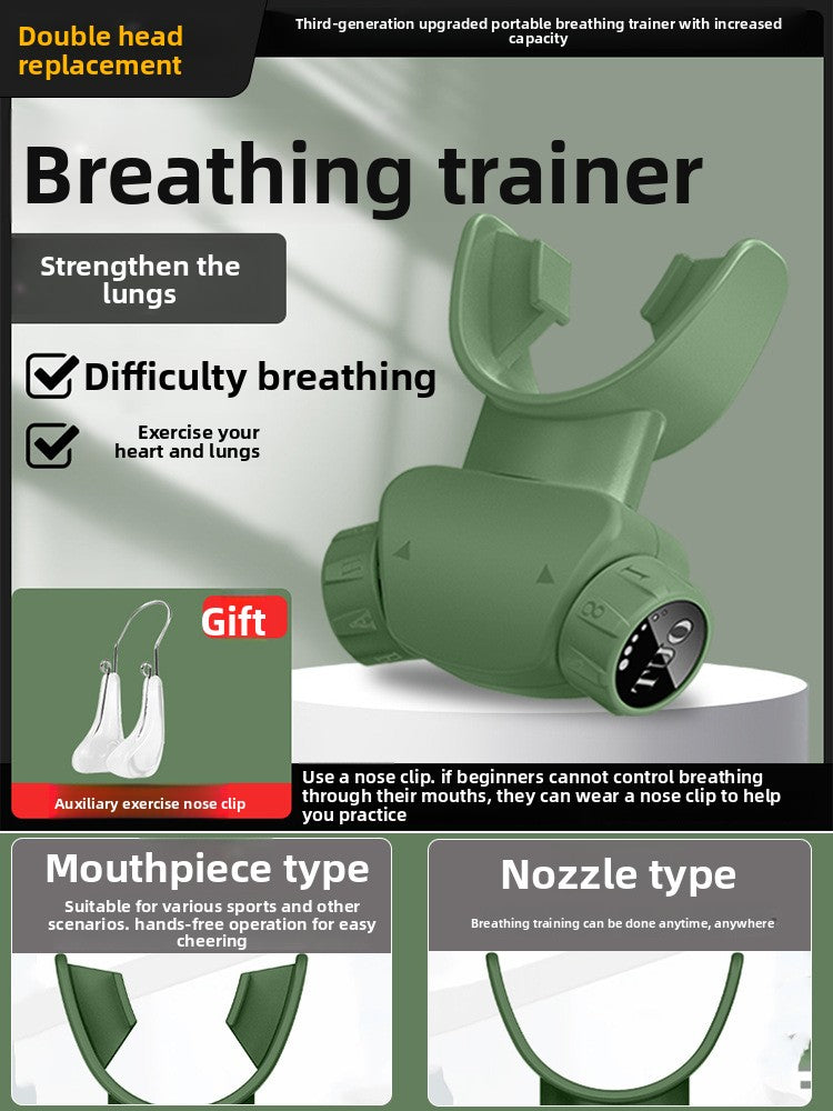 Breathing trainer