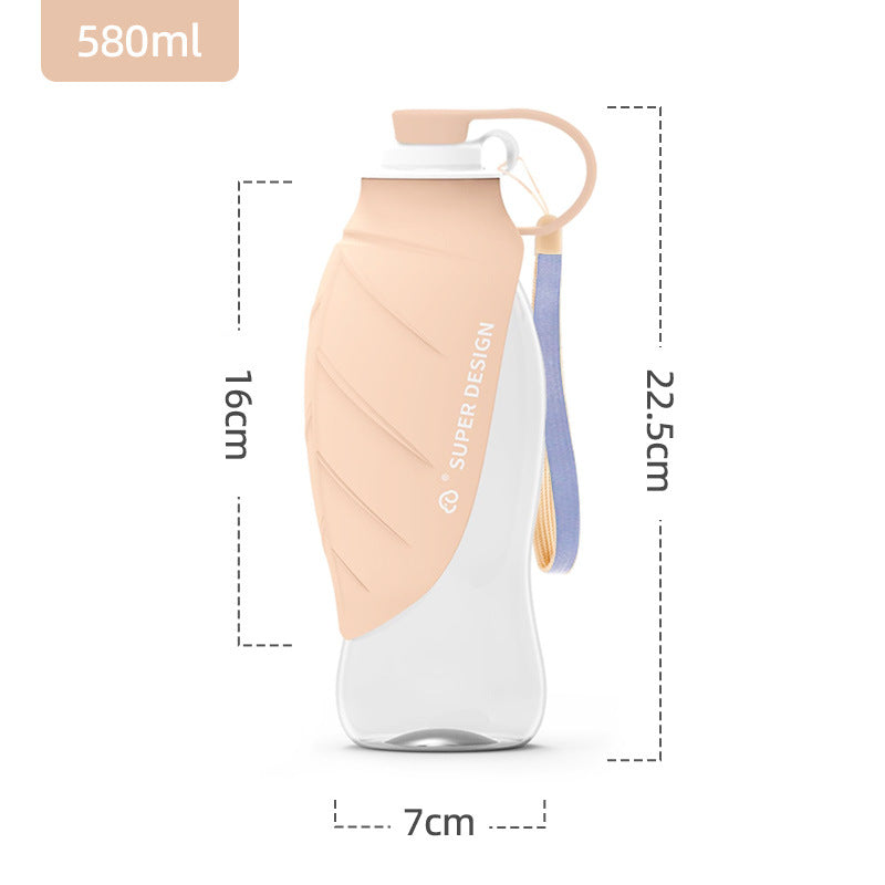 Bouteille d'eau portable pour animaux de compagnie en extérieur 