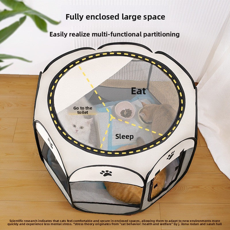 Enclosed Pet Maternity Tent and Resting Cage