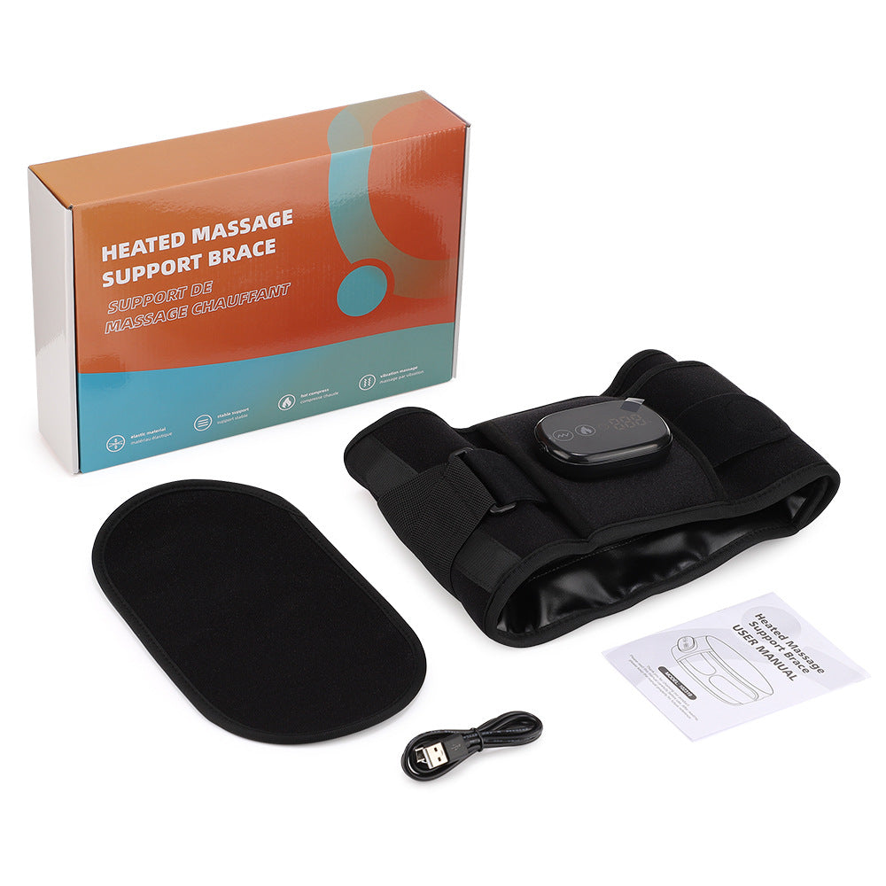 Cinto de massagem elétrico com aquecimento e controlo de temperatura. 